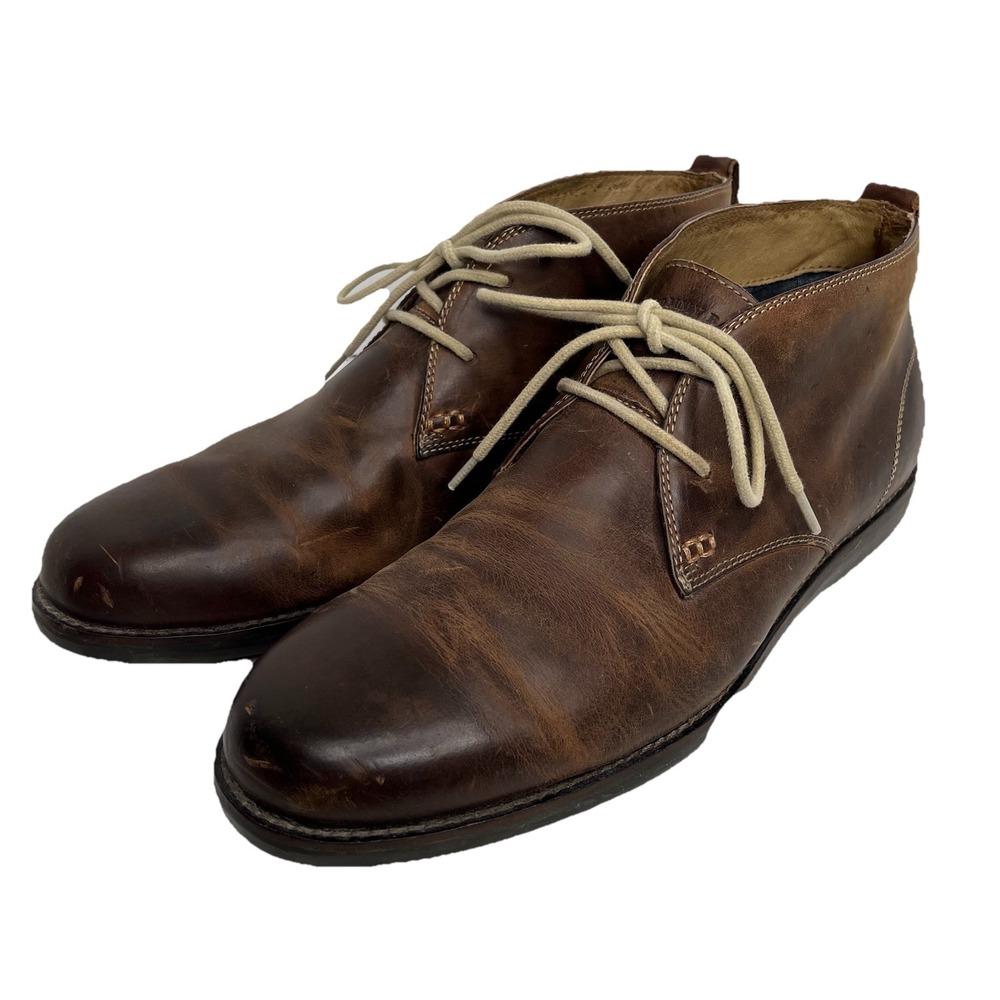 Tommy Bahama Rocker Canyon Brown Leather Lace Up Chukka Ankle Boots Men's 13 M